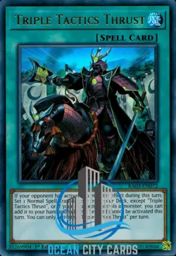 Yugioh Triple Tactics Thrust RA03-EN072 / MZMI-EN084 Ultra Rare 1st Edition - Image 5