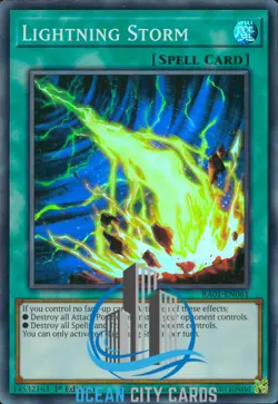 Yugioh Lightning Storm RA01-EN061 Super Rare 1st Edition - Image 1