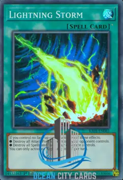 Yugioh Lightning Storm RA01-EN061 Super Rare 1st Edition - Image 3