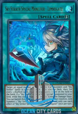 Yugioh DUAD-EN069 Sky Striker Special Maneuver Lemnisgate Ultra Rare 1st - Image 3