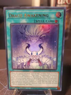 Draco Awakening DOOD-EN064 Ultra Rare 1st Edition Yugioh Card Doom Of Dimensions - Image 1