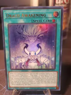 Draco Awakening DOOD-EN064 Ultra Rare 1st Edition Yugioh Card Doom Of Dimensions - Image 2