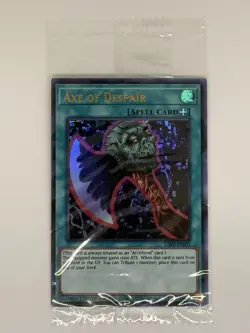 AXE OF DESPAIR LART-EN051 SEALED LOST ART ULTRA RARE NEAR MINT YUGIOH - Image 1