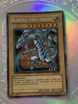 YuGiOh! Blue-Eyes White Dragon PCK-001 Prismatic Secret Rare NM - Image 2