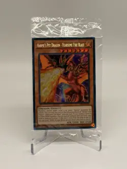 YUGIOH HARPIES PET DRAGON FEARSOME FIRE BLAST LDS3-EN138 SECRET LIMIT ED SEALED - Image 2