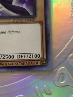 YuGiOh! Dark Magician DUPO-EN101 Ultra Rare Limited Edition NM - Image 3
