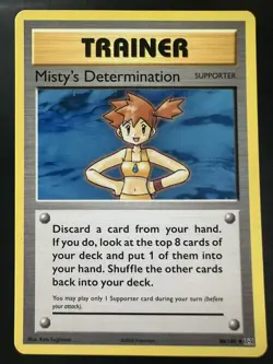 Pokemon Evolutions Misty's Determination Uncommon Trainer Card 80/108 NM - Image 1
