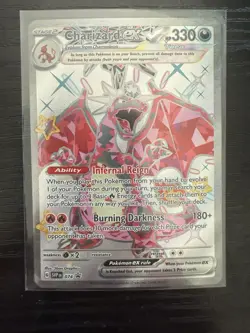 Pokemon Paldean Fates Charizard EX Promo Card SVP074 Near Mint Condition - Image 3