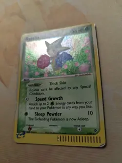 Roselia 9/97 Rare Holo EX Dragon Set E-Reader Pokemon Card Game TCG Swirl Hp 🌀 - Image 2