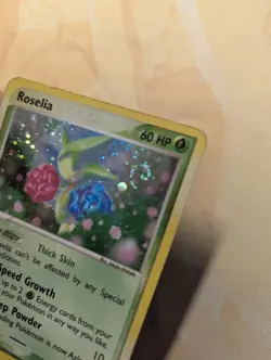 Roselia 9/97 Rare Holo EX Dragon Set E-Reader Pokemon Card Game TCG Swirl Hp 🌀 - Image 4