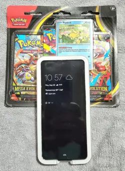 Mega Evolution 24 x 3 Pack Blister Psyduck Promo Card In Hand Pokemon Sealed - Image 3