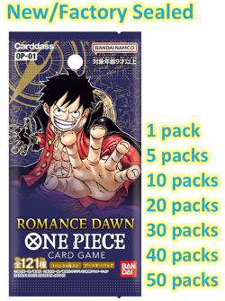 One Piece Card ROMANCE DAWN Booster Sealed Multiple Pack OP-01 Japanese - Image 1