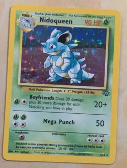 Nidoqueen 7/64 Rare Holo 1999 Jungle Set WOTC Pokemon Trading Card Game TCG ✨ - Image 1