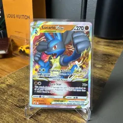 Lucario VSTAR SWSH214 SWSH: Sword & Shield Promo Cards Holo NM - Image 1
