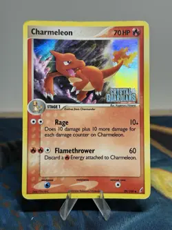 Charmeleon 29/100 Ex Crystal Guardians Reverse Holo Foil Stamped Pokemon Card MP - Image 1