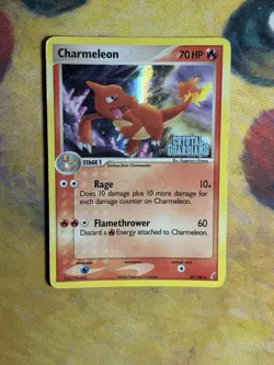 Charmeleon 29/100 Ex Crystal Guardians Reverse Holo Foil Stamped Pokemon Card MP - Image 2
