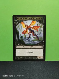 Feenwesen Rauber Spielstein / Faerie Rogue Token - MTG Magic - Image 1