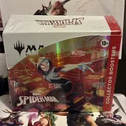 Magic The Gathering Spider-Man Collector Booster Box Factory Sealed In Hand!! - Image 1