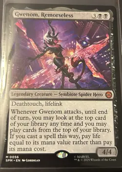 Magic The Gathering Gwenom, Remorseless Marvel's Spider-Man M 0056 - Image 1