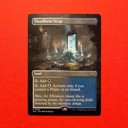 MTG: FLOODFARM VERGE (Borderless) Duskmourn-House of Horror Regular - Image 1