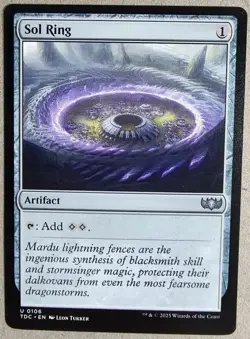 Sol Ring - Com: Tarkir: Dragonstorm (TDC) - Uncommon Regular -NM- MTG - Image 1
