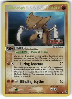 Kabutops Power Keepers Reverse Holo Rare Pokemon Moderately played - Image 1