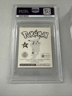 1999 Merlin Pokemon S22 Snorlax-Prism PSA 9 - Image 2