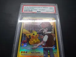 Pokemon - Pikachu 241/236 Secret Rare Sun & Moon Cosmic Eclipse PSA 9 - Image 3