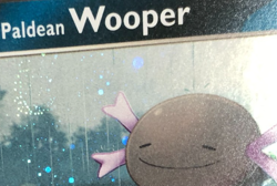 Pokemon TCG Promo SVP 041 Cosmos Holographic Wooper w Double Swirl Near Mint - Image 2