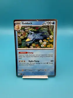 Pokemon TCG Mega Evolutions Golduck #008 Blister Pack Promo - Image 1