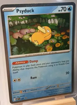 Pokemon TCG Psyduck 007 Mega Evolution Pokemon Blister MEP Psyduck Promo English - Image 2