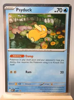 Pokemon TCG Psyduck 007 Mega Evolution Pokemon Blister MEP Psyduck Promo English - Image 3