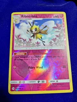 Ribombee | Reverse Holo | MINT | Sun & Moon 93/149 | Rare | Pokemon - Image 1