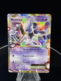 Pokemon TCG Mewtwo EX 52/108 XY Evolutions Extended Art Ultra Rare Holo - Image 1