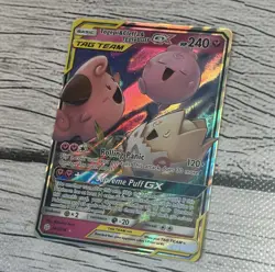 Togepi & Cleffa & Igglybuff GX 143/236 Sm-Cosmic Eclipse Holo Pokemon TCG - NM+ - Image 1
