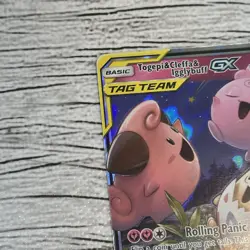 Togepi & Cleffa & Igglybuff GX 143/236 Sm-Cosmic Eclipse Holo Pokemon TCG - NM+ - Image 5