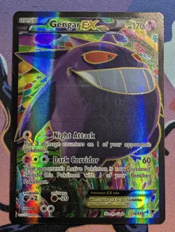 Pokemon TCG Gengar-EX Phantom Forces 114/119 Holo Full Art Ultra Rare - Image 1