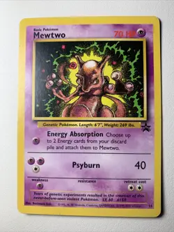 Mewtwo Black Star Promo Grade-NM Pokemon TCG 14 - Image 2