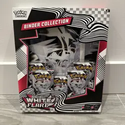 Pokemon White Flare Binder Collection Box - Factory Sealed - Image 1
