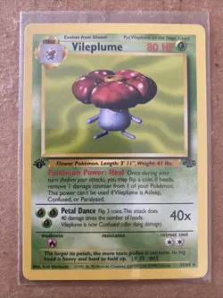 Pokemon Vileplume 31/64 Jungle 1st Edition Never Played Near Mint - Image 1