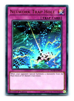 Network Trap Hole - FLOD-EN076 - Ultra Rare - 1st Edition Yugioh - Image 1
