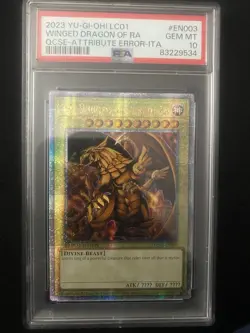 PSA 10 The Winged Dragon of Ra 25th Anniversary EN003 2023 YU-GI-Oh! Legendary - Image 2