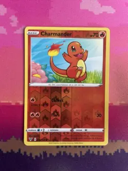 Pokemon Card Charmander Vivid Voltage Reverse Holo Common 023/185 Near Mint - Image 1