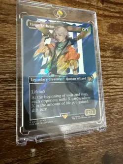 Hope Estheim Borderless Surge Foil Card Magic the Gathering Final Fantasy - Image 1