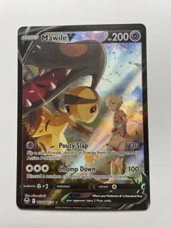 Pokemon Mawile v TCG Sword & Shield Silver Tempest Ultra Rare Card TG17/TG30 - Image 1