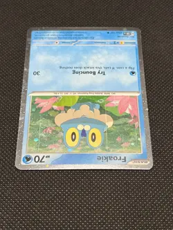 Pokemon TCG Froakie(Double Swirl!) 056/197 Cosmos Holo Shrouded Fable Promo Card - Image 3