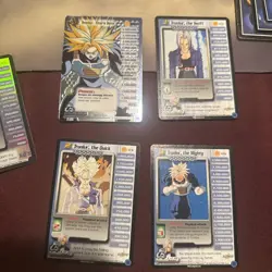 Trunks 1-3 + HT Cell Saga Limited DBZ CCG Personality Card Set Dragon Ball Z - Image 1