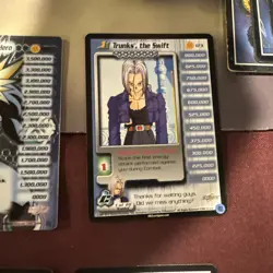 Trunks 1-3 + HT Cell Saga Limited DBZ CCG Personality Card Set Dragon Ball Z - Image 3