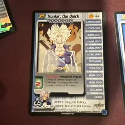 Trunks 1-3 + HT Cell Saga Limited DBZ CCG Personality Card Set Dragon Ball Z - Image 4