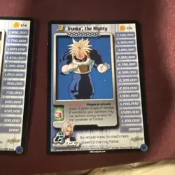 Trunks 1-3 + HT Cell Saga Limited DBZ CCG Personality Card Set Dragon Ball Z - Image 5